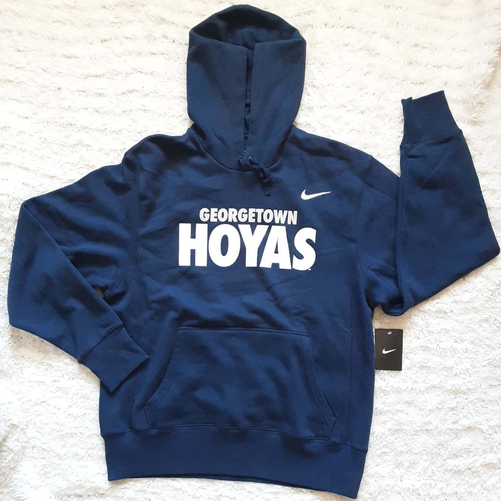 NIKE MEN'S GEORGETOWN HOYAS CLASSIC FLEECE HODDIE NWT